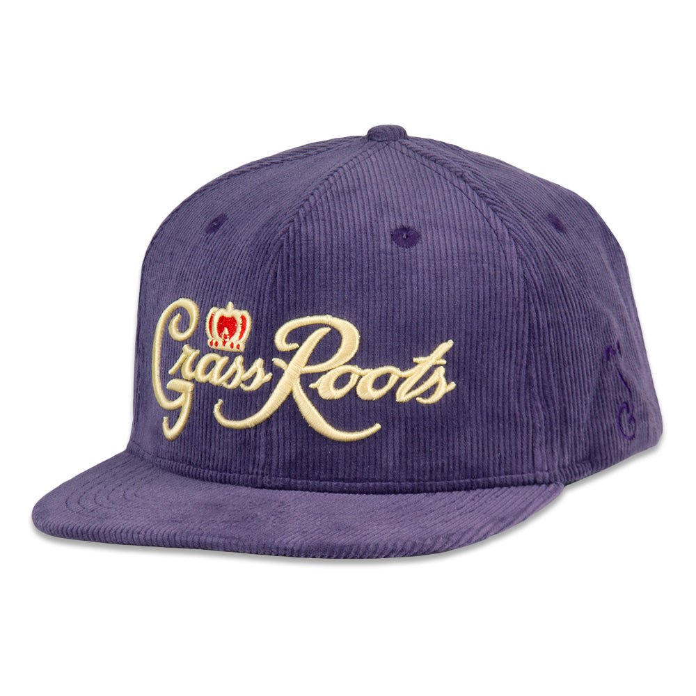 Grassroots Royal Roots Corduroy Snapback Hat - Glasss Station