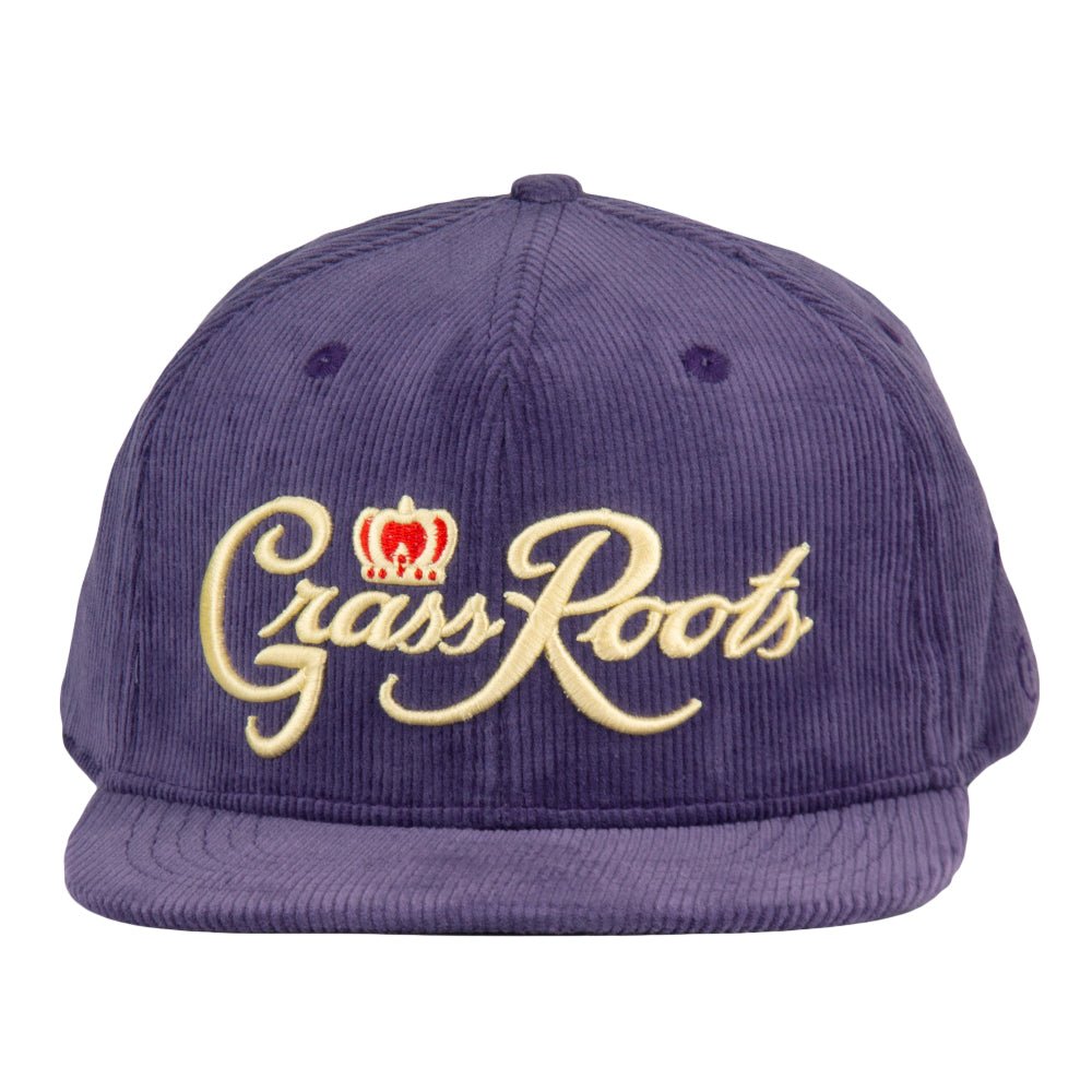 Grassroots Royal Roots Corduroy Snapback Hat - Glasss Station