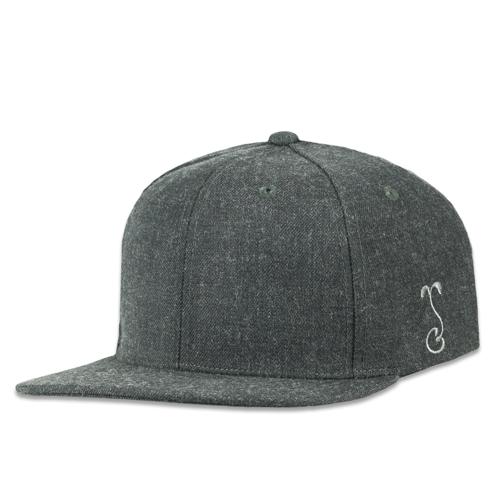 Grassroots Touch of Class Grey Snapback Hat - Glasss Station
