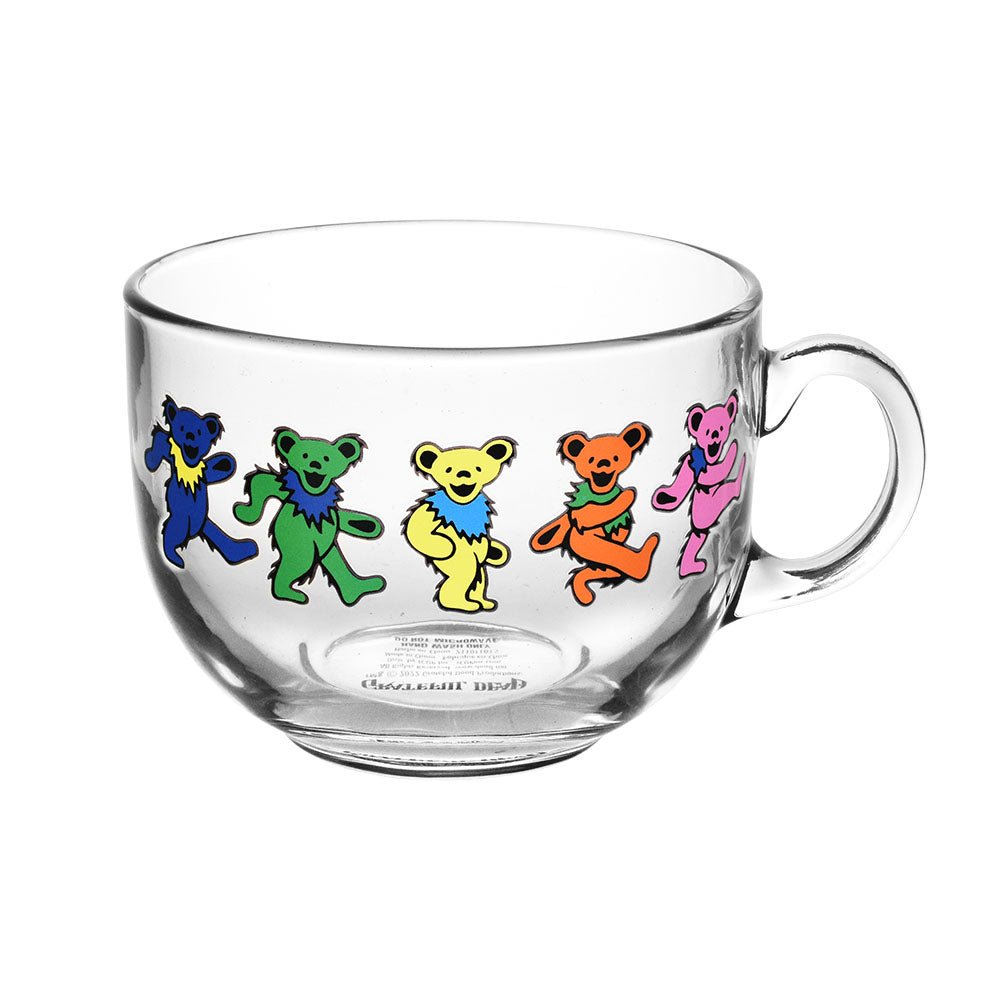 Grateful Dead Glass Soup Mugs - Glasss Station