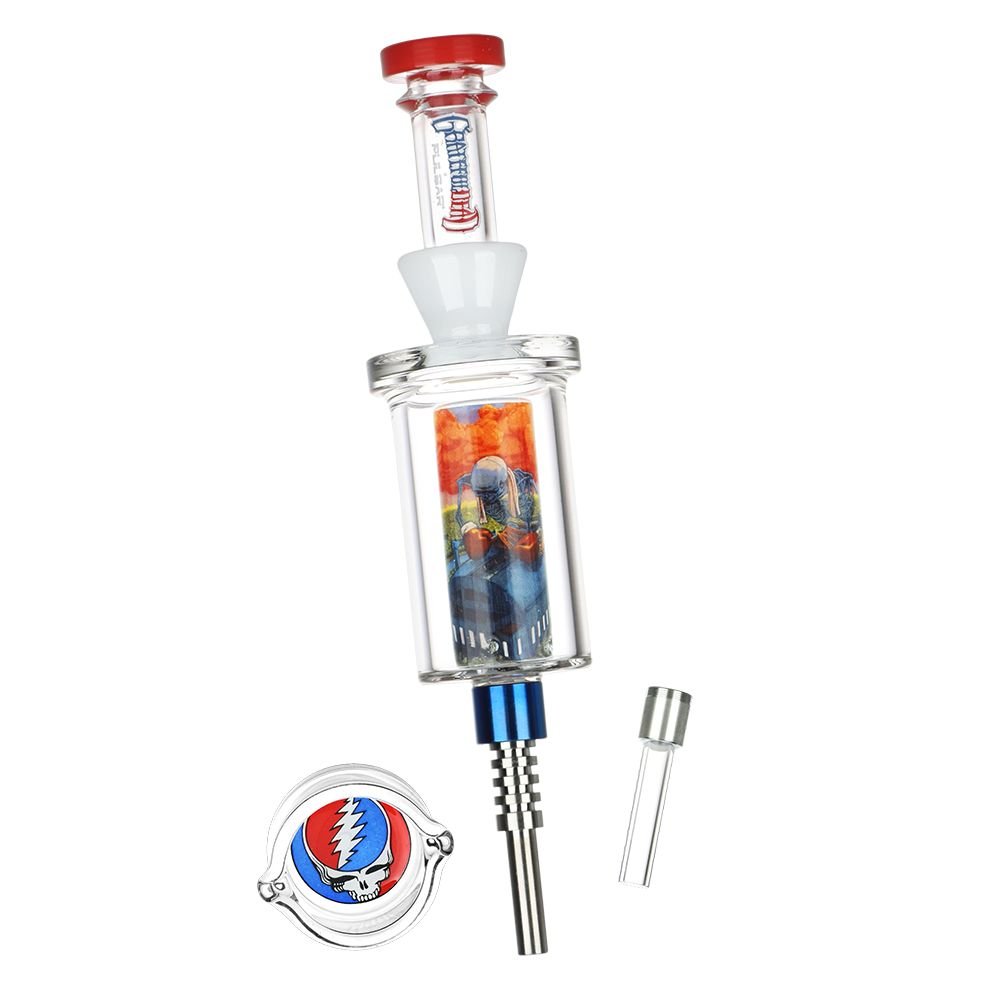 Grateful Dead x Pulsar Boxer Inside Print Vapor Vessel & Dab Dish - Glasss Station