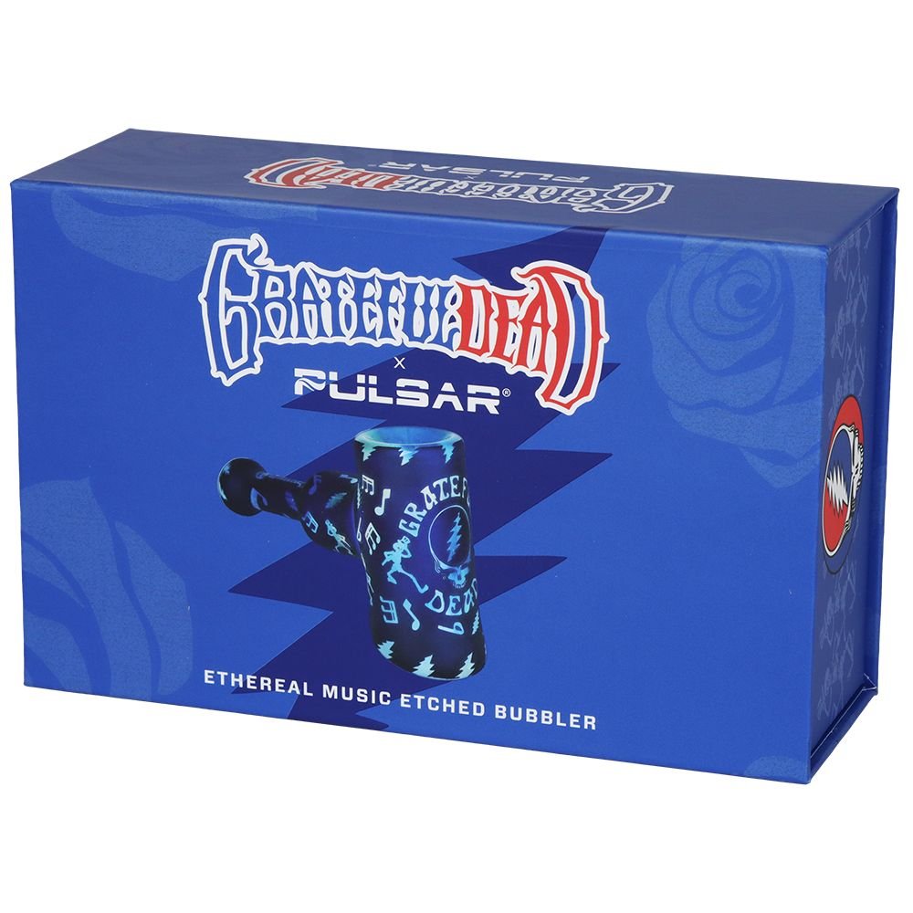 Grateful Dead x Pulsar Ethereal Music Etched Hammer Bubbler - Glasss Station