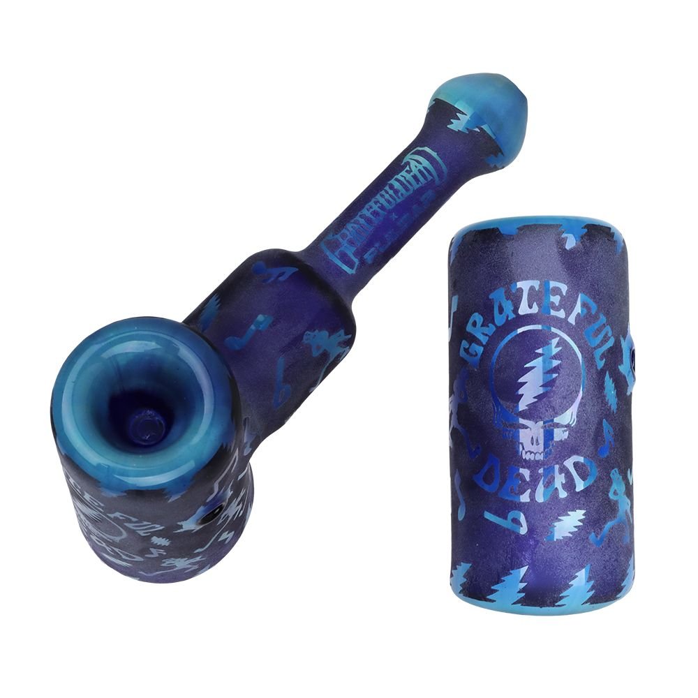 Grateful Dead x Pulsar Ethereal Music Etched Hammer Bubbler - Glasss Station