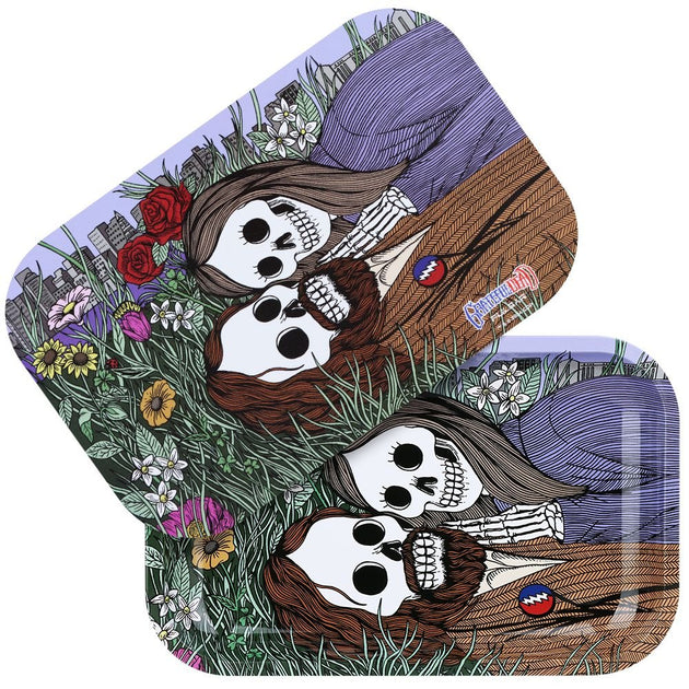 Grateful Dead x Pulsar Flower Couple Rolling Tray & Lid Kit - Glasss Station