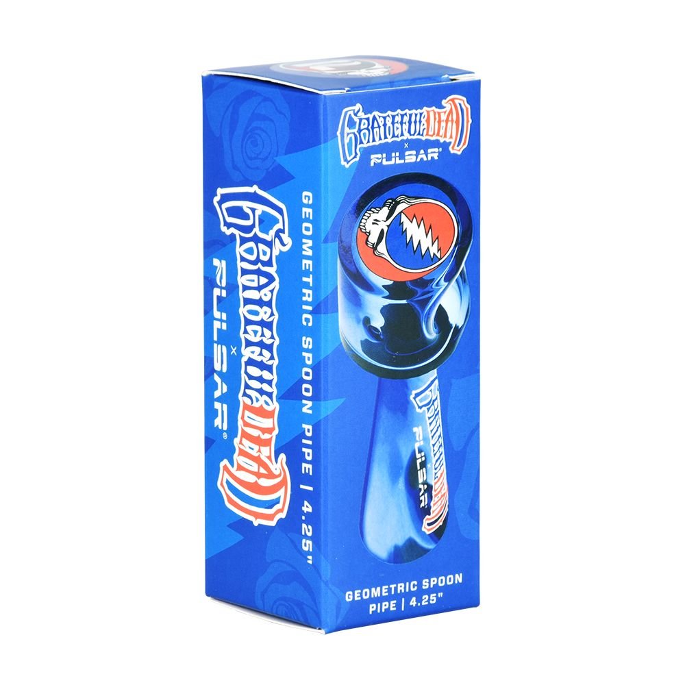Grateful Dead x Pulsar Geometric Spoon Pipe - Glasss Station