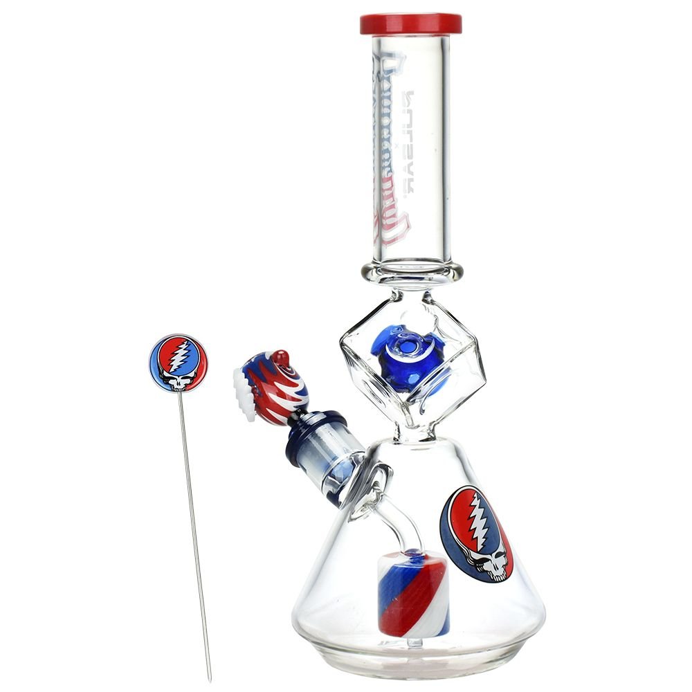 Grateful Dead x Pulsar Inception Cube Bong - Glasss Station