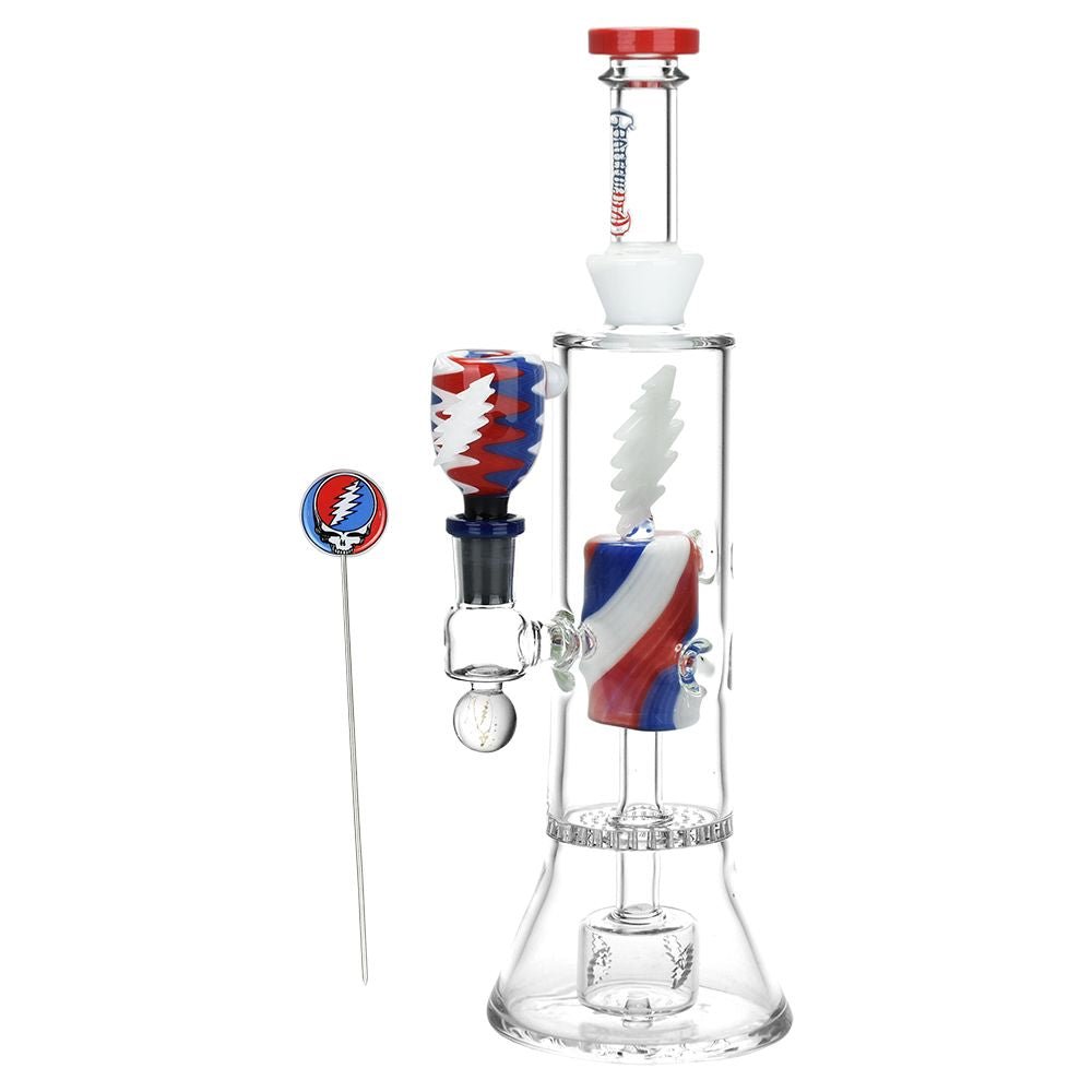 Grateful Dead x Pulsar Lightning Bolt Water Pipe - Glasss Station