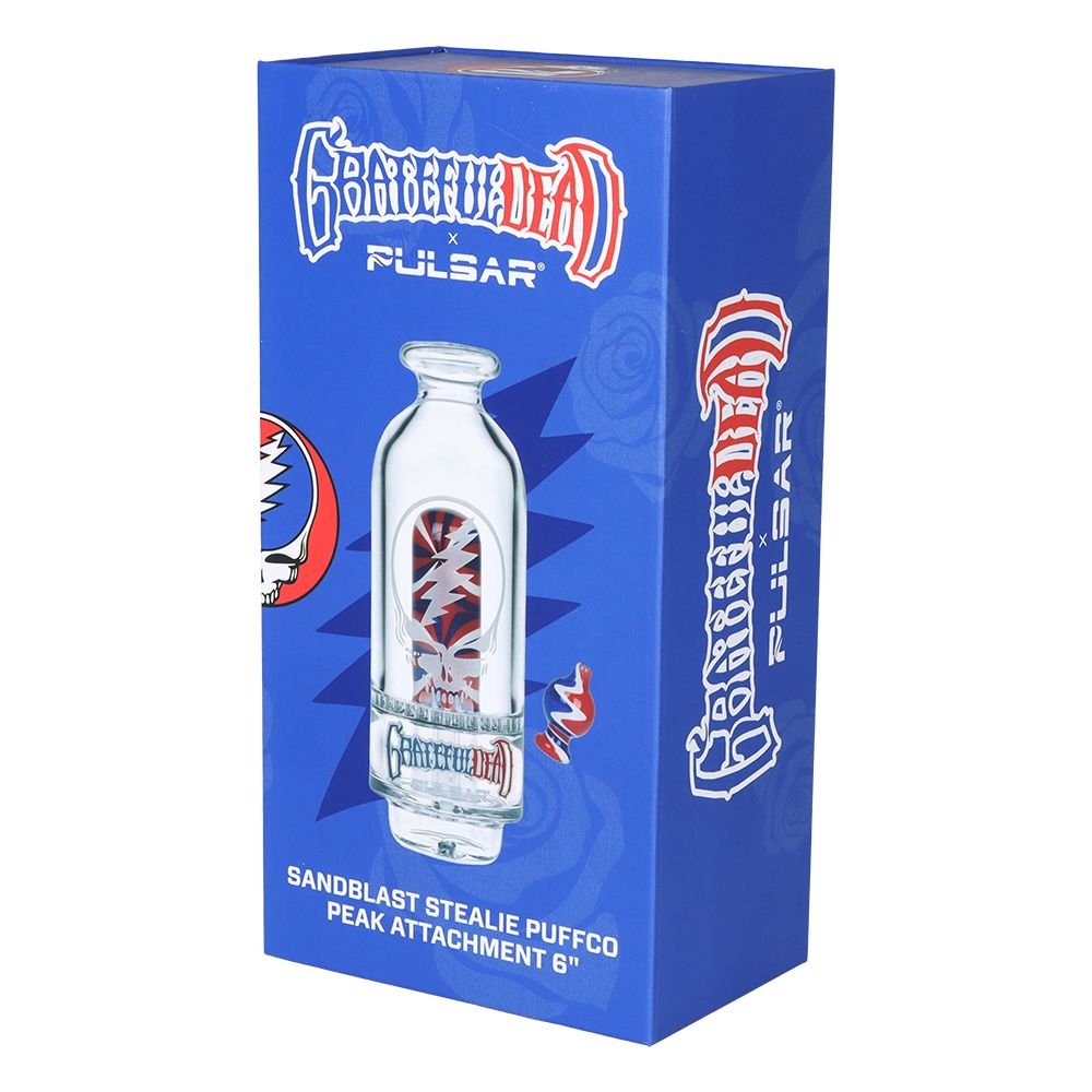 Grateful Dead x Pulsar Sandblast Stealie Attachment for Puffco - Glasss Station