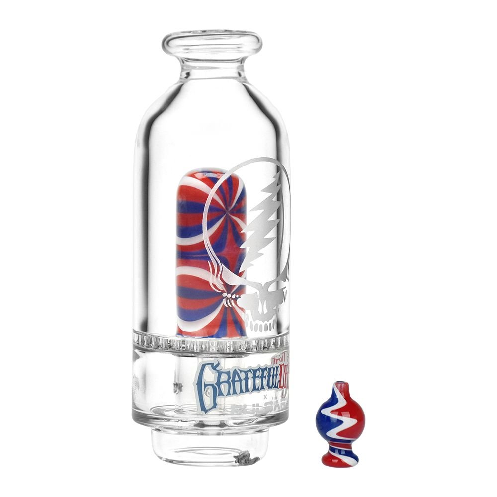 Grateful Dead x Pulsar Sandblast Stealie Attachment for Puffco - Glasss Station