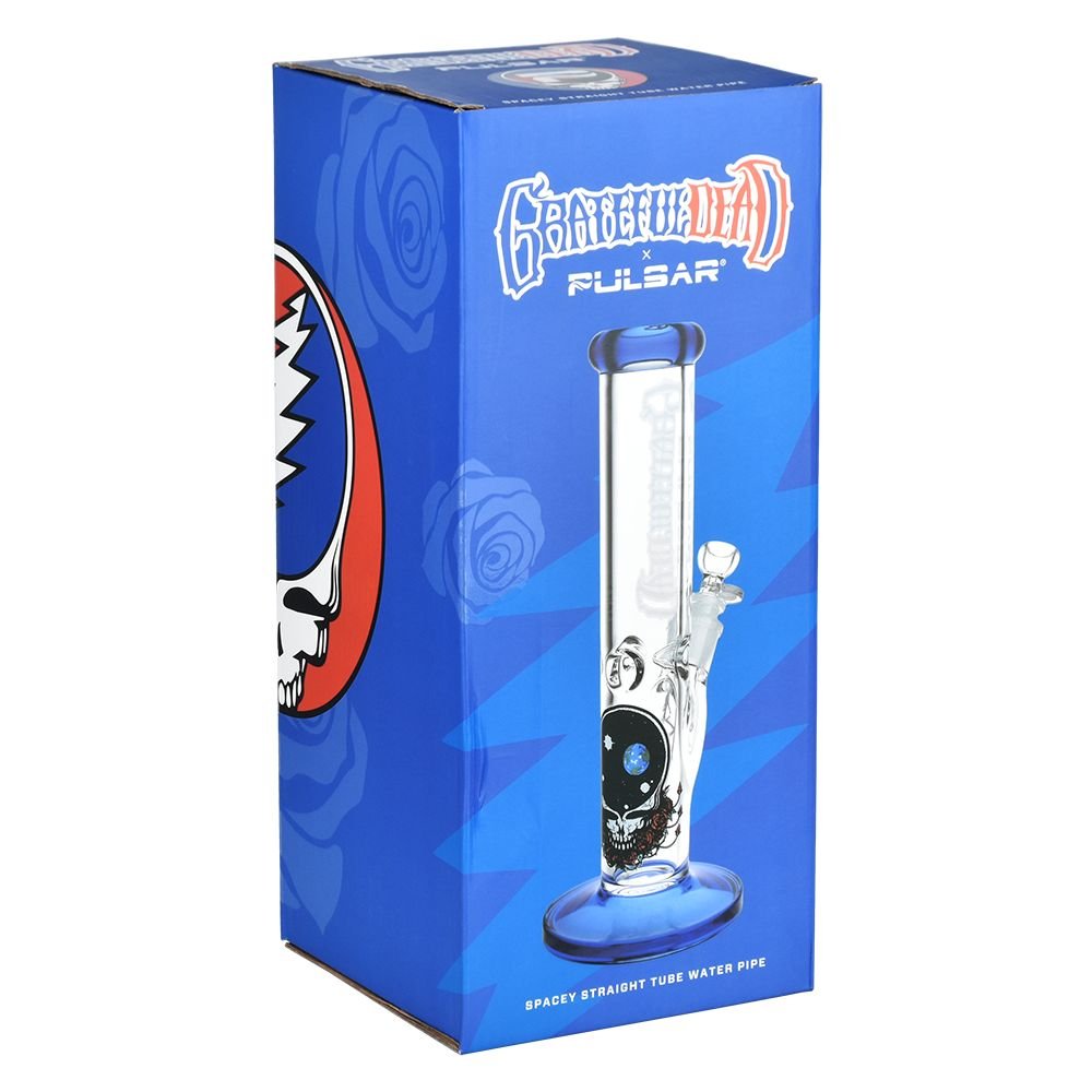 Grateful Dead x Pulsar Space Your Face Tube Water Pipe - Glasss Station