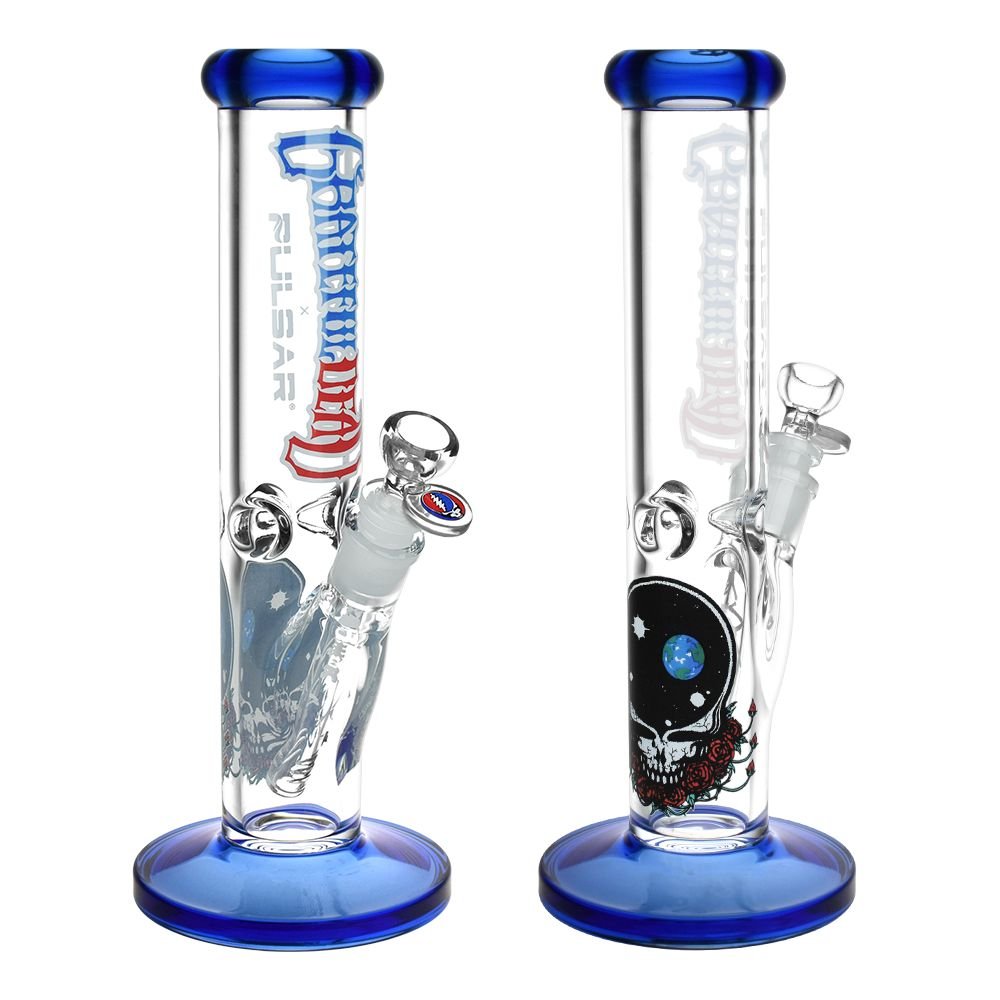 Grateful Dead x Pulsar Space Your Face Tube Water Pipe - Glasss Station