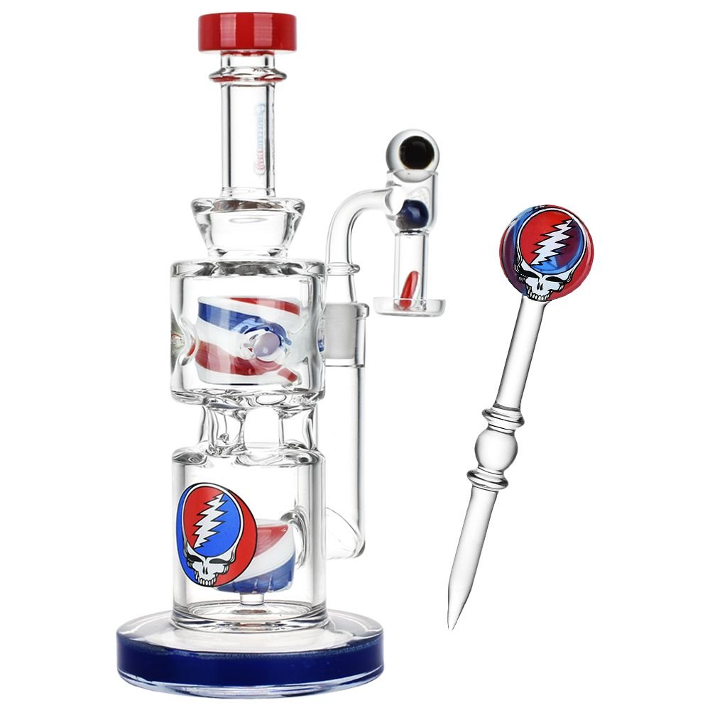 Grateful Dead x Pulsar Stealied Out Dab Rig Set - Glasss Station