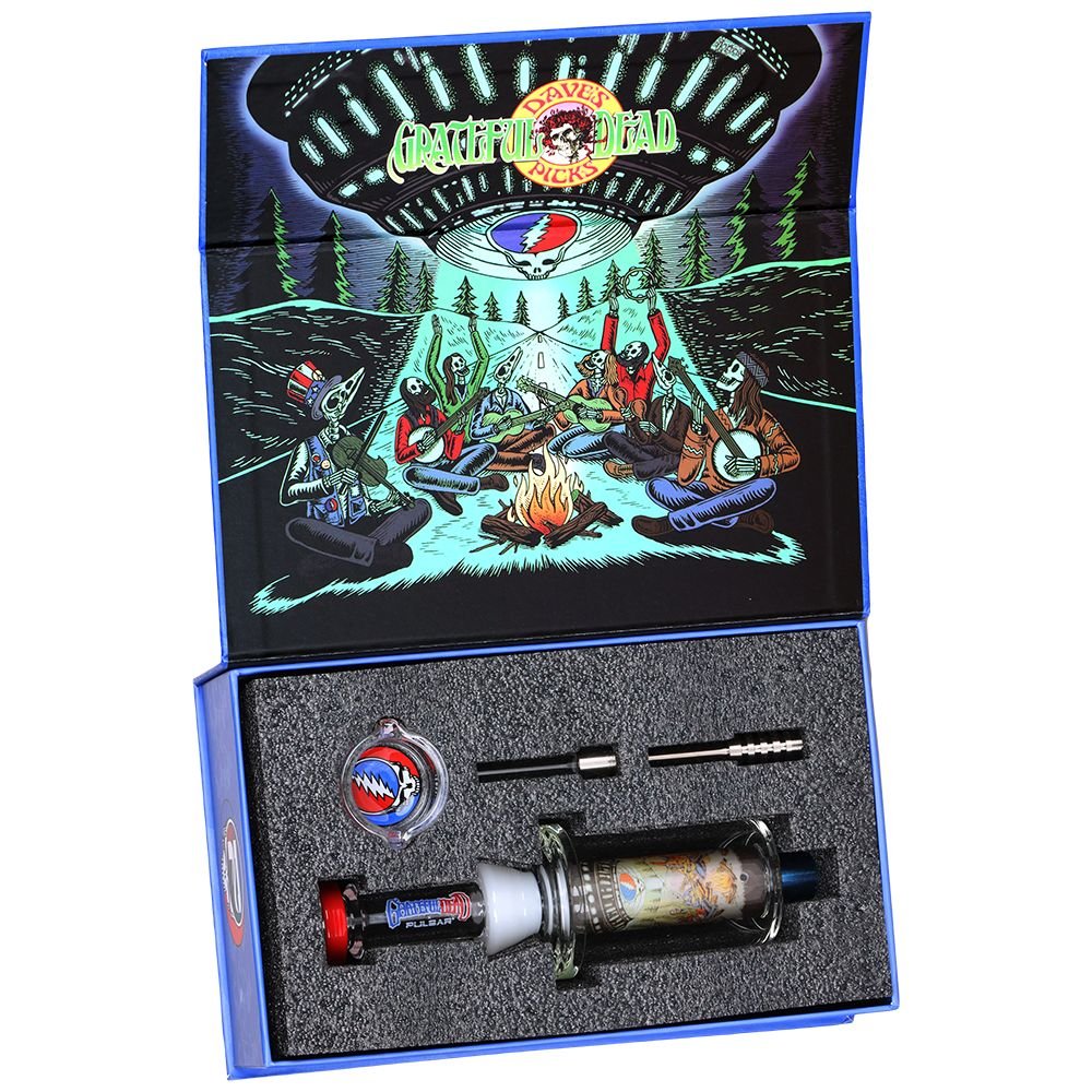 Grateful Dead x Pulsar UFO Jam Inside Print Vapor Vessel & Dab Dish - Glasss Station