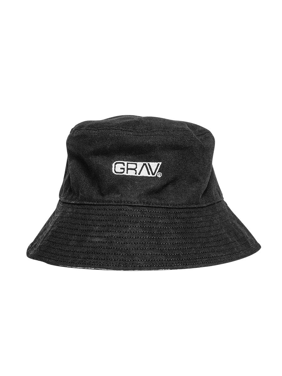 GRAV Logo Reversible Bucket Hat - Glasss Station