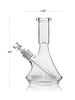 GRAV Small Deco Beaker Bong - Glasss Station