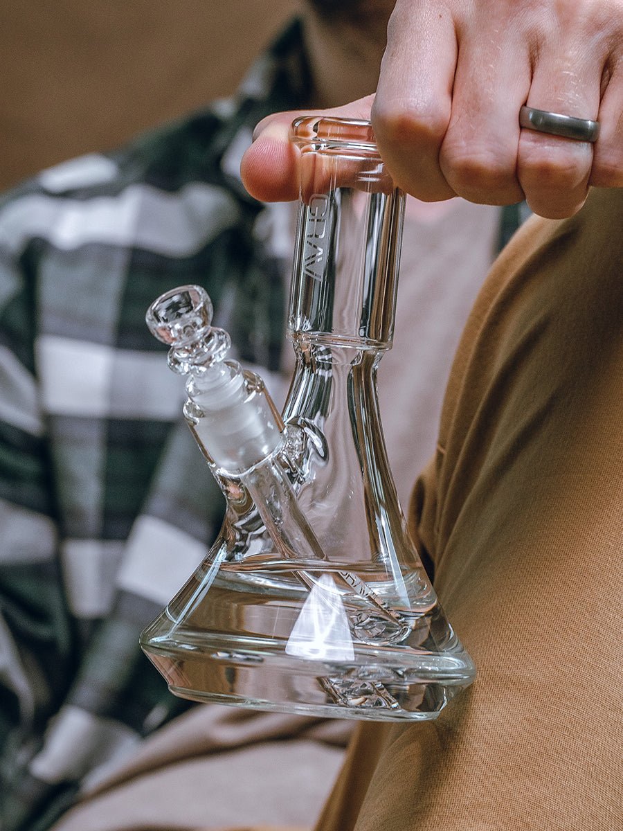 GRAV Small Deco Beaker Bong - Glasss Station