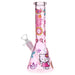 Greetings Feline Beaker Water Pipe - Glasss Station