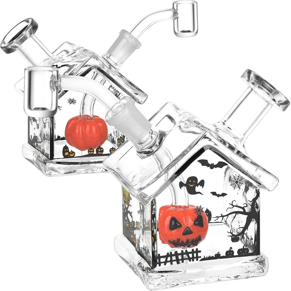Halloween House Glass Dab Rig - Glasss Station