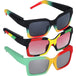 Hidden Storage Square Frame Sunglasses - Glasss Station