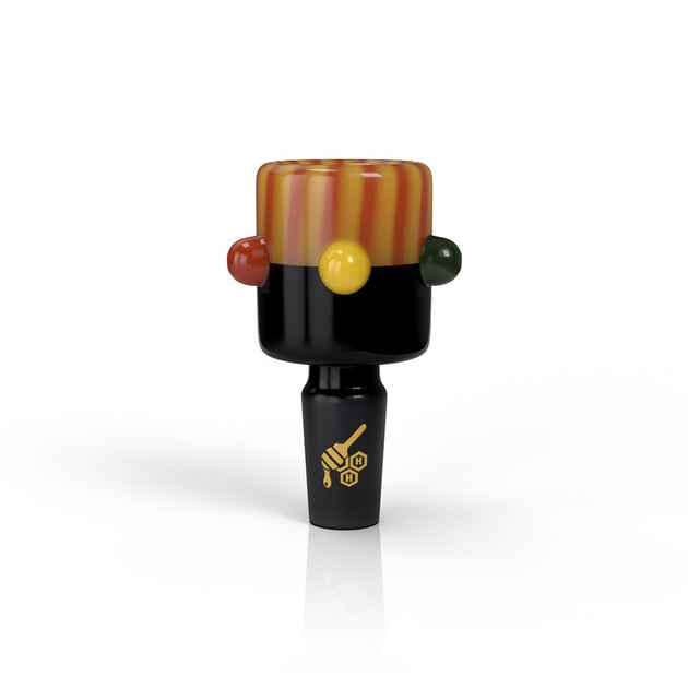 HONEYBEE HERB CANDY FLAME HEAD BONG BOWL - Glasss Station