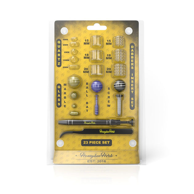 Honeybee Herb Dab Insert Accessory Set - Glasss Station