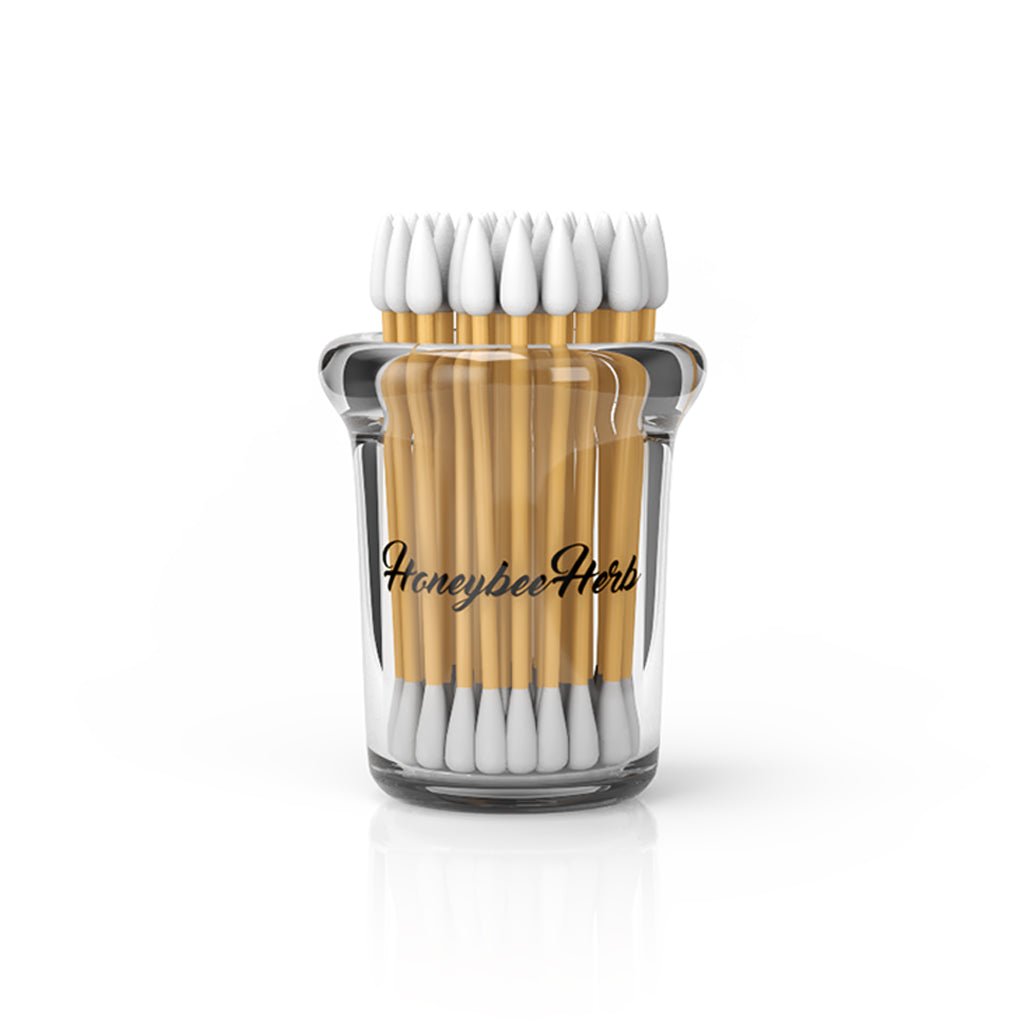 Honeybee Herb Dab Swab Holder Jar - Glasss Station