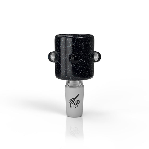 HONEYBEE HERB DICHRO CYCLINER GALAXY BONG FLOWER BOWL - Glasss Station