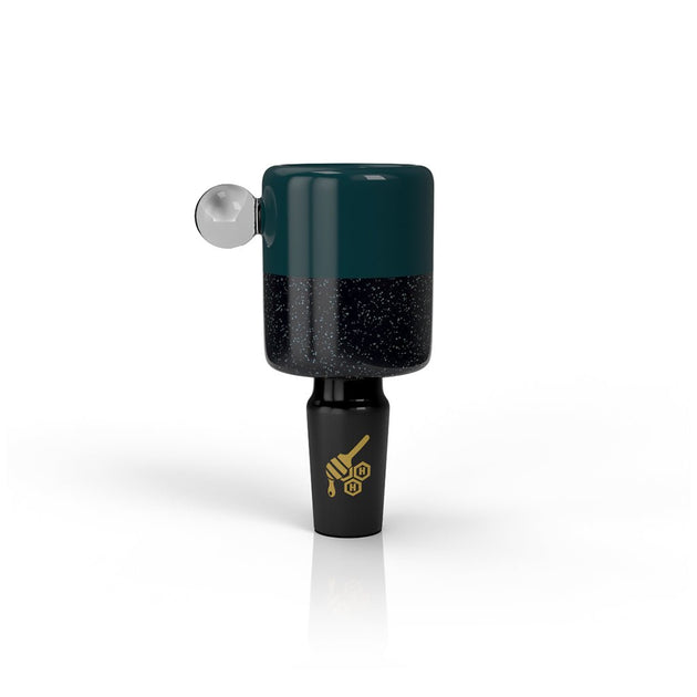 HONEYBEE HERB DICHRO GALAXY SPLIT TONE FLOWER BOWL - Glasss Station