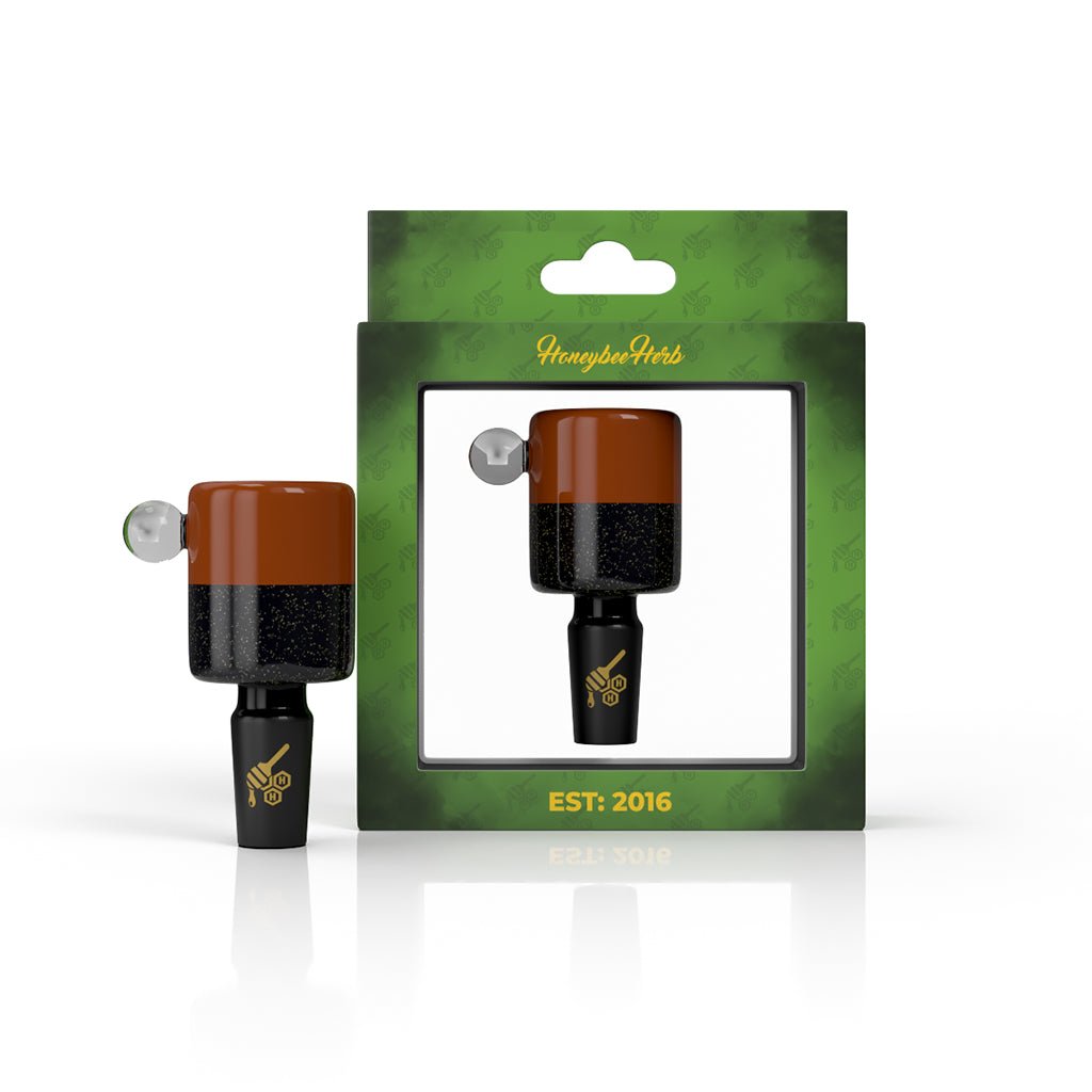 HONEYBEE HERB DICHRO GALAXY SPLIT TONE FLOWER BOWL - Glasss Station