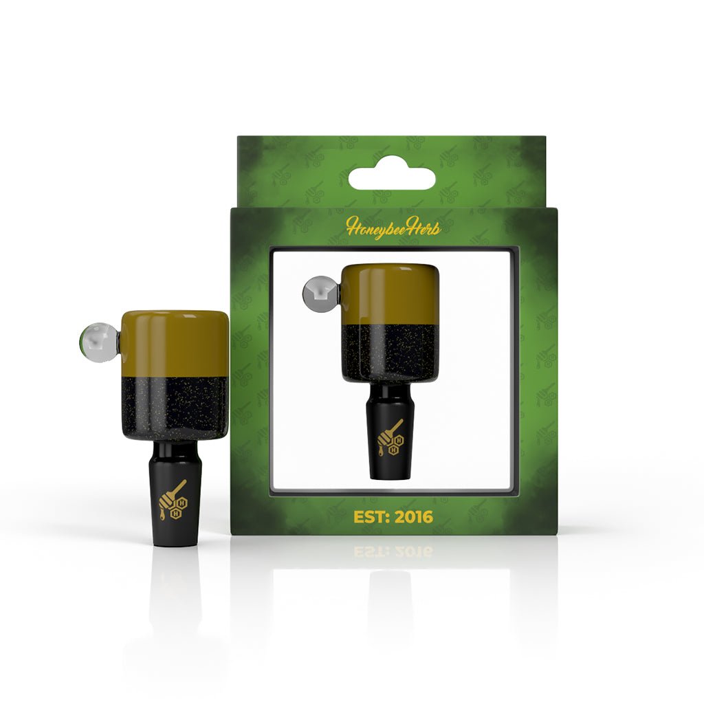 HONEYBEE HERB DICHRO GALAXY SPLIT TONE FLOWER BOWL - Glasss Station