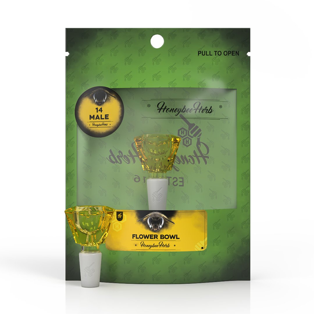 Honeybee Herb Flower Bowls - Glasss Station