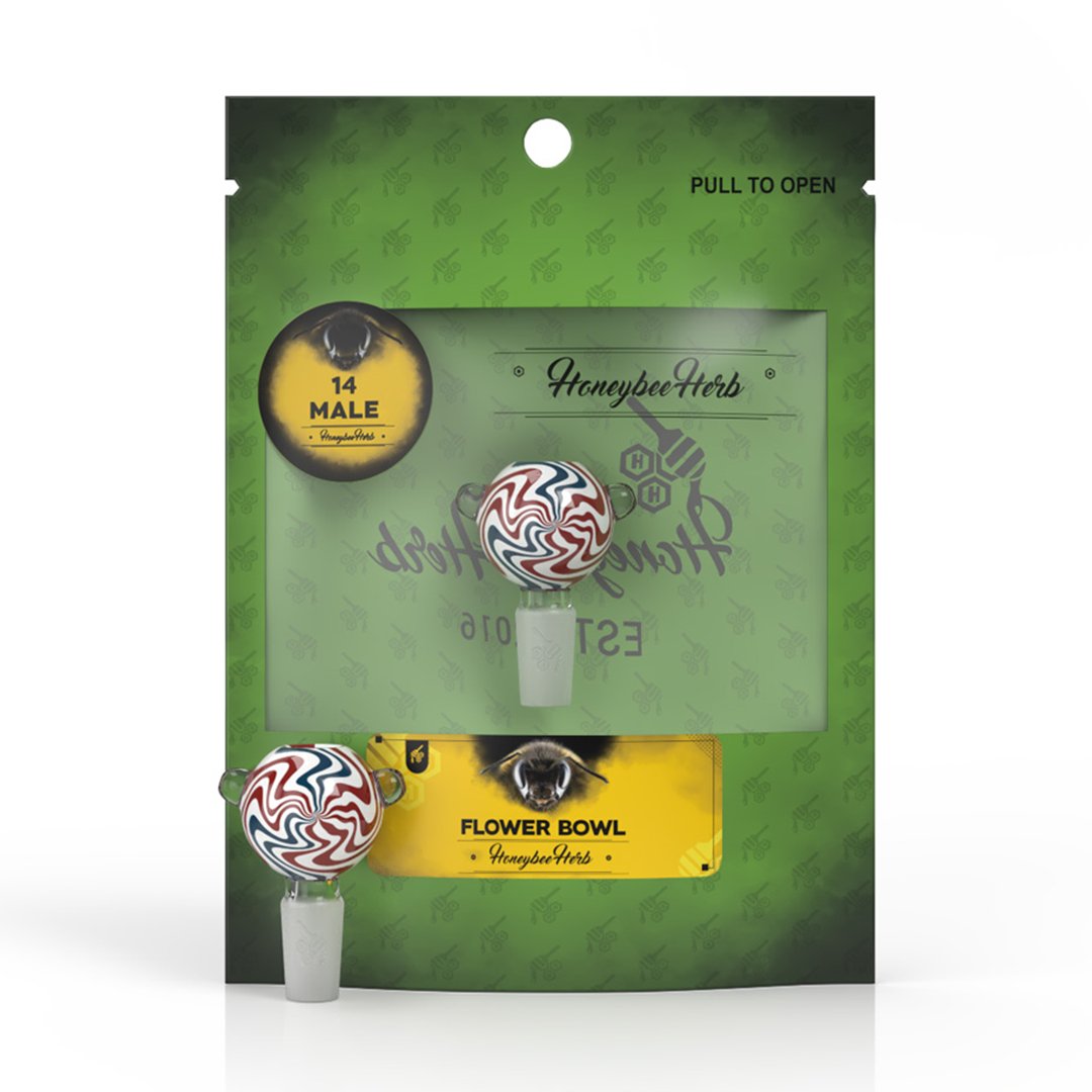 Honeybee Herb Flower Bowls - Glasss Station