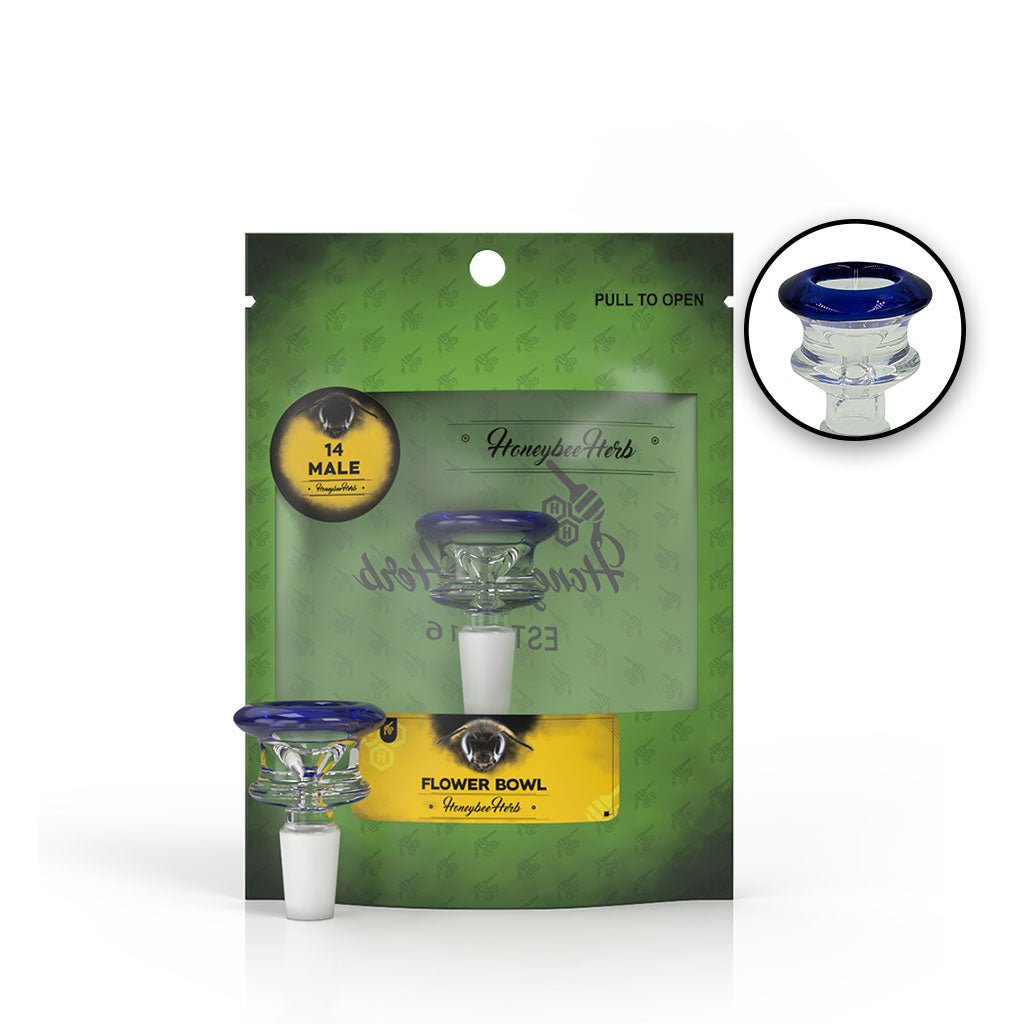 Honeybee Herb Glass Flower Bowl - Glasss Station