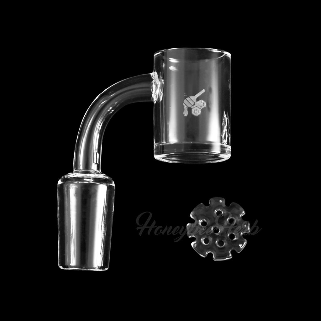 Honeybee Herb Honey Disc Quartz Banger - Glasss Station