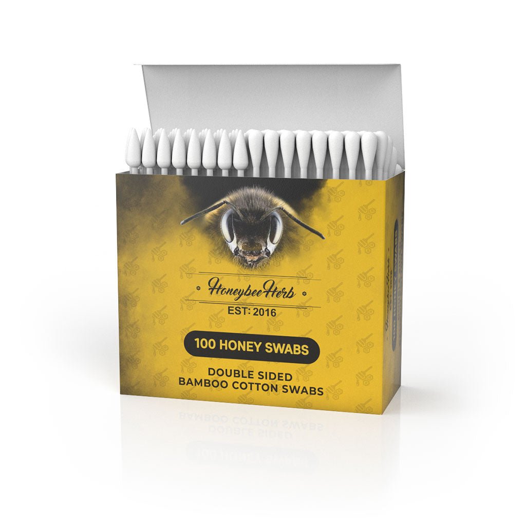 Honeybee Herb Honey Swabs - Glasss Station