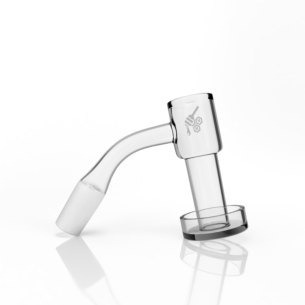 Honeybee Herb Honeysuckle Bevel Quartz Banger - Glasss Station
