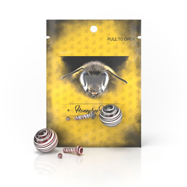 Honeybee Herb Mushroom Pillar Terp Set - Glasss Station