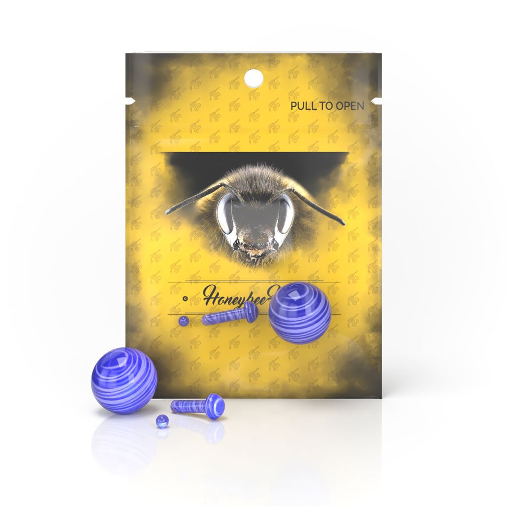 Honeybee Herb Mushroom Pillar Terp Set - Glasss Station