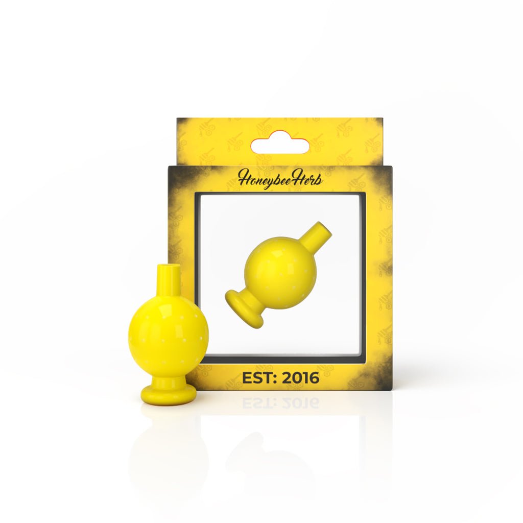 Honeybee Herb Neon Bubble Carb Cap - Glasss Station