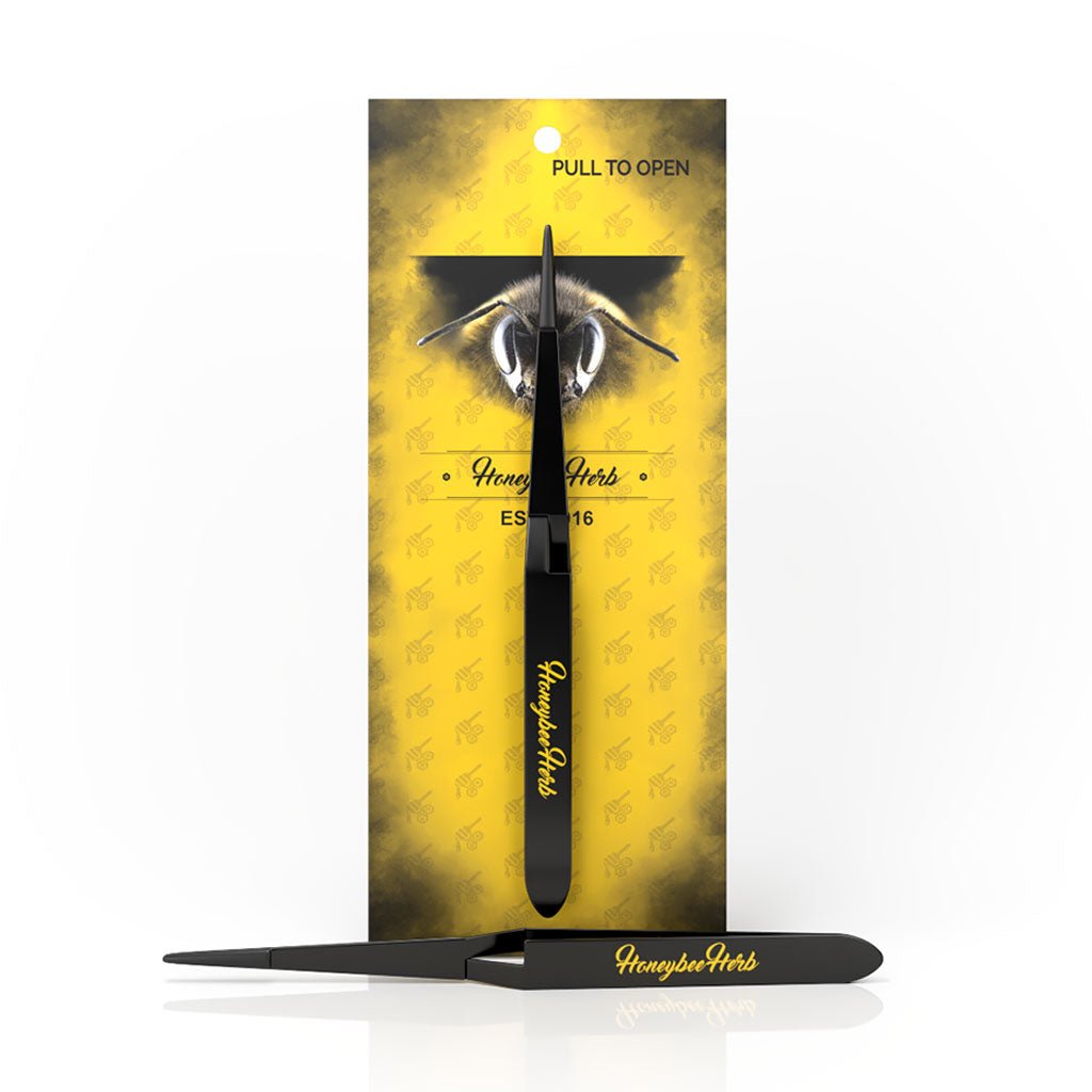 Honeybee Herb Silicone Tip Reverse Tweezers - Glasss Station