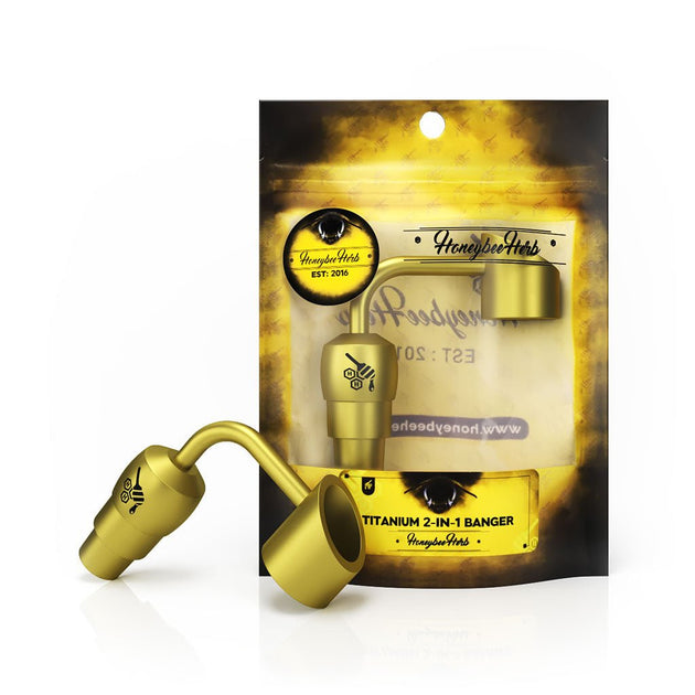 Honeybee Herb Titanium 2 in 1 Banger Nail - Glasss Station