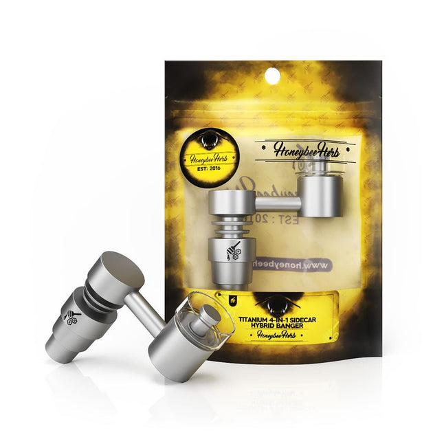 Honeybee Herb Titanium 4 in 1 Sidecar Hybrid Banger Nail - Glasss Station