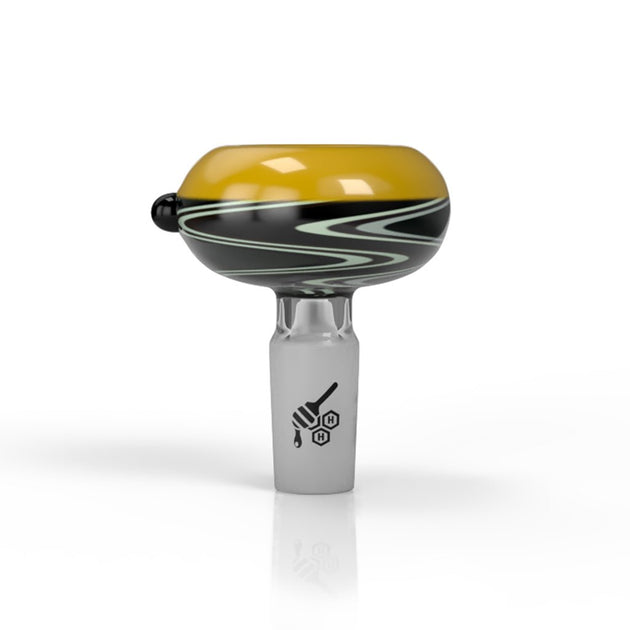 HONEYBEE HERB WHRIL SPLASH BASIN BONG FLOWER BOWL - Glasss Station