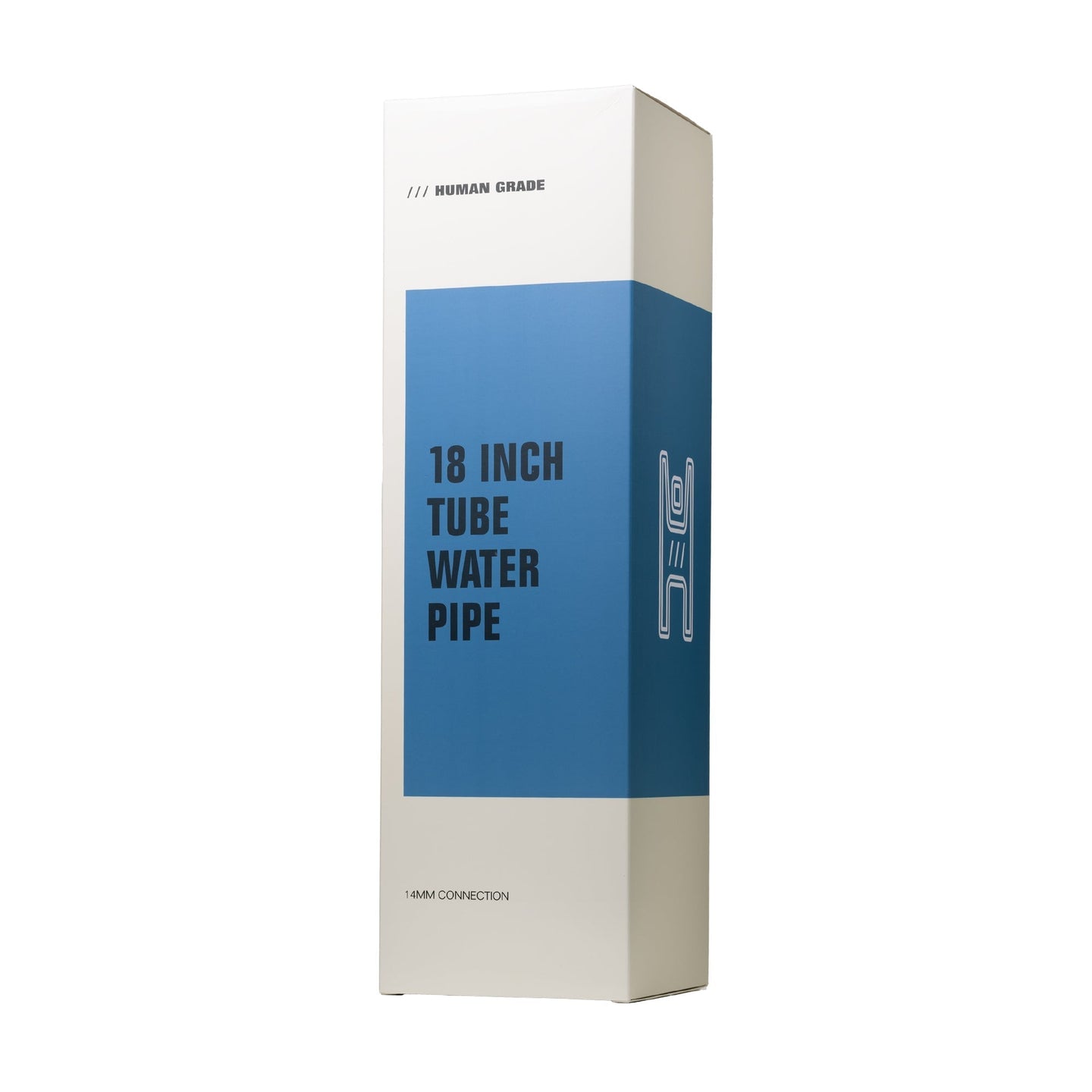 Human Grade 18" Straight Tube Water Pipe - Glasss Station