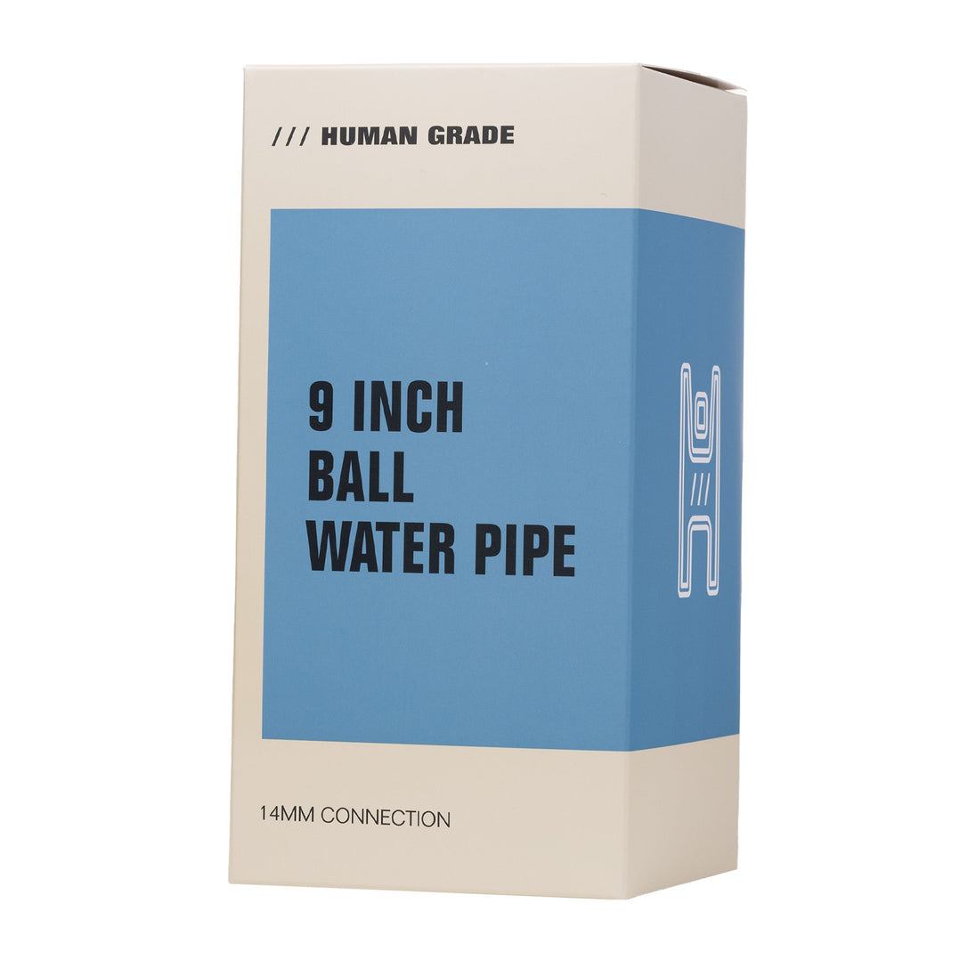 Human Grade 9" Ball Water Pipe - Glasss Station