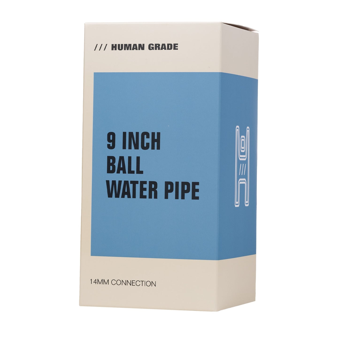 Human Grade 9" Ball Water Pipe - Glasss Station