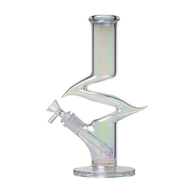 Human Grade Iridescent Zing Water Pipe - Glasss Station