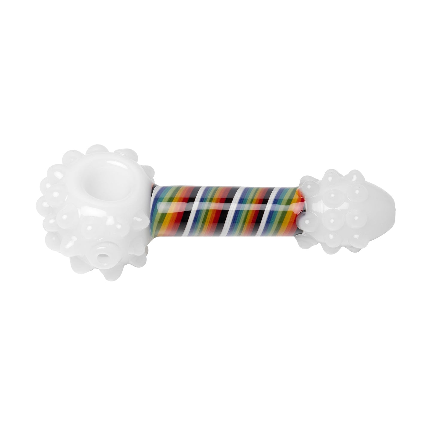 Human Grade Rainbow Spoon Pipe - Glasss Station