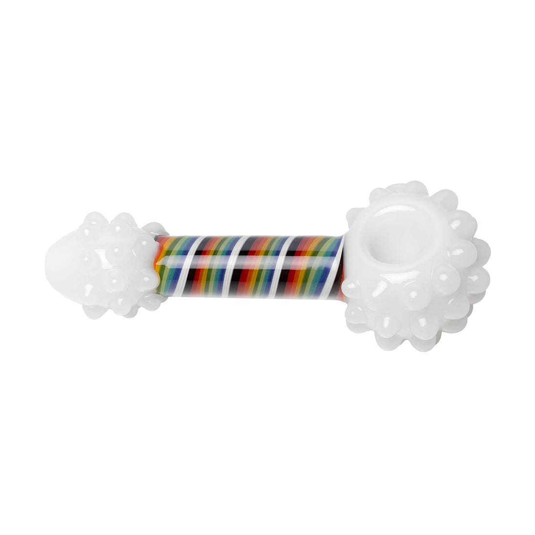 Human Grade Rainbow Spoon Pipe - Glasss Station