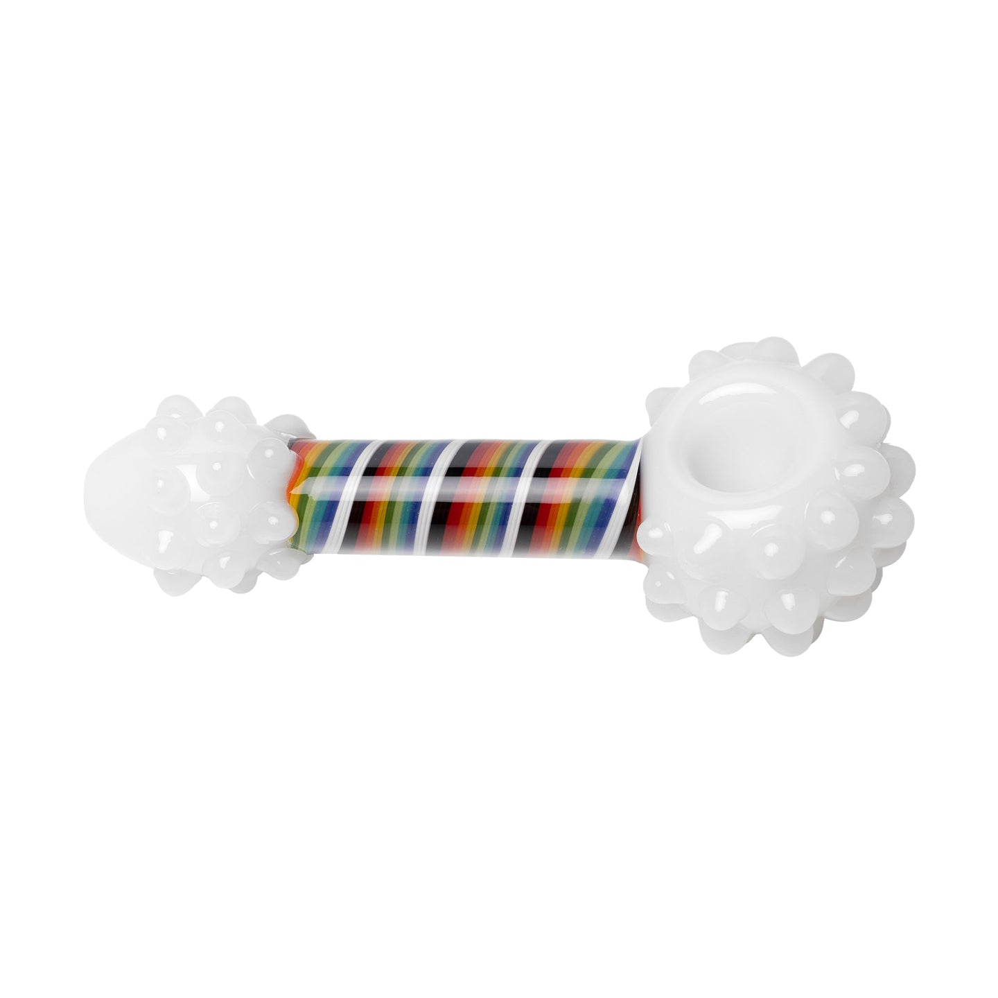 Human Grade Rainbow Spoon Pipe - Glasss Station